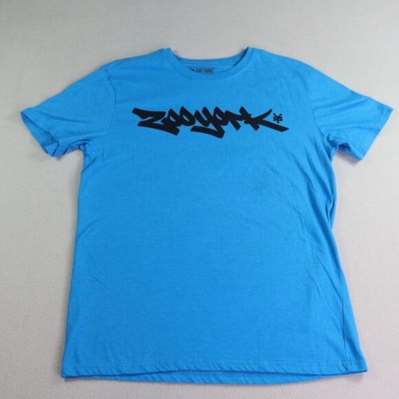 Zoo York Unbreakable Shirt Mens Large Blue Graphic Street Wear Short Sleeve 2053 - Picture 1 of 5